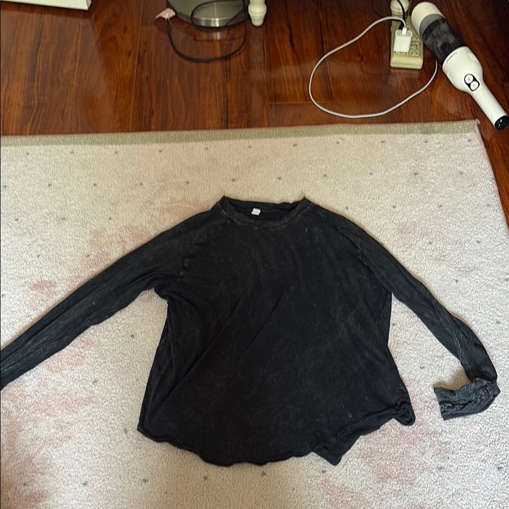 Zella Charcoal Long Sleeve Top